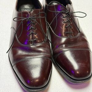 Florsheim Men's Leather Oxfords - Deep Burgundy
